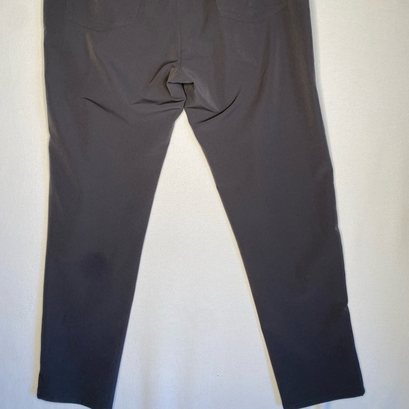 Four Laps Athletic Traverse Pants Mens Size 38x32 Stretch Water Resistant Gray - Picture 7 of 12